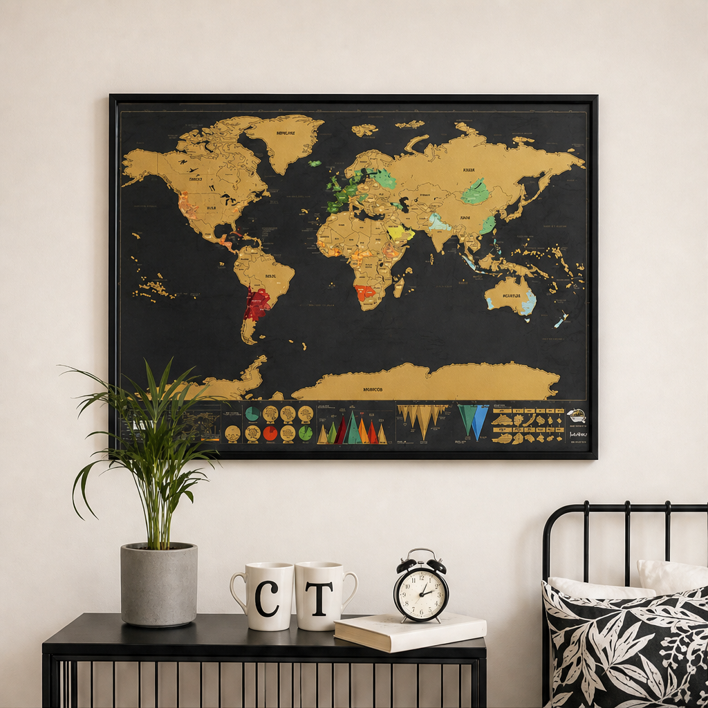Scratch Off World Map lifestyle