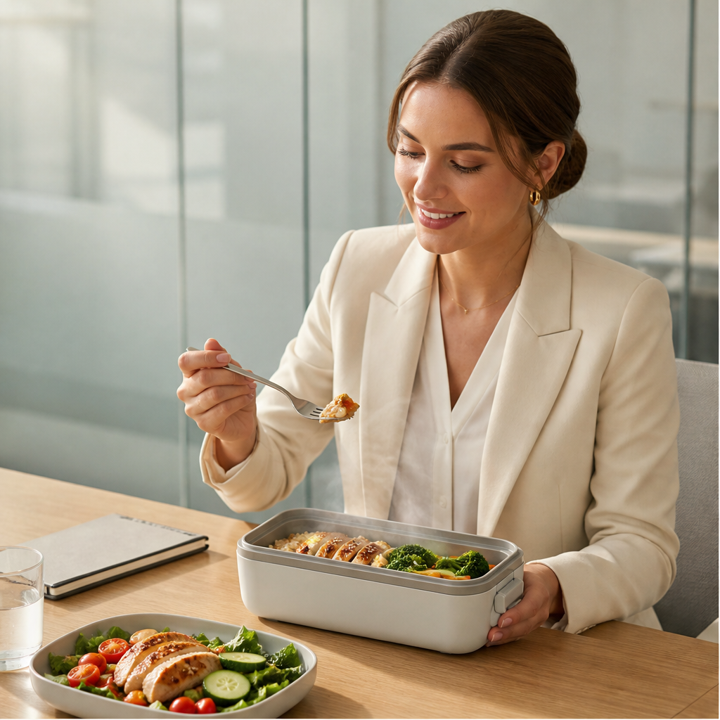 Portable Electric Heating Lunch Box, 900 ml lifestyle