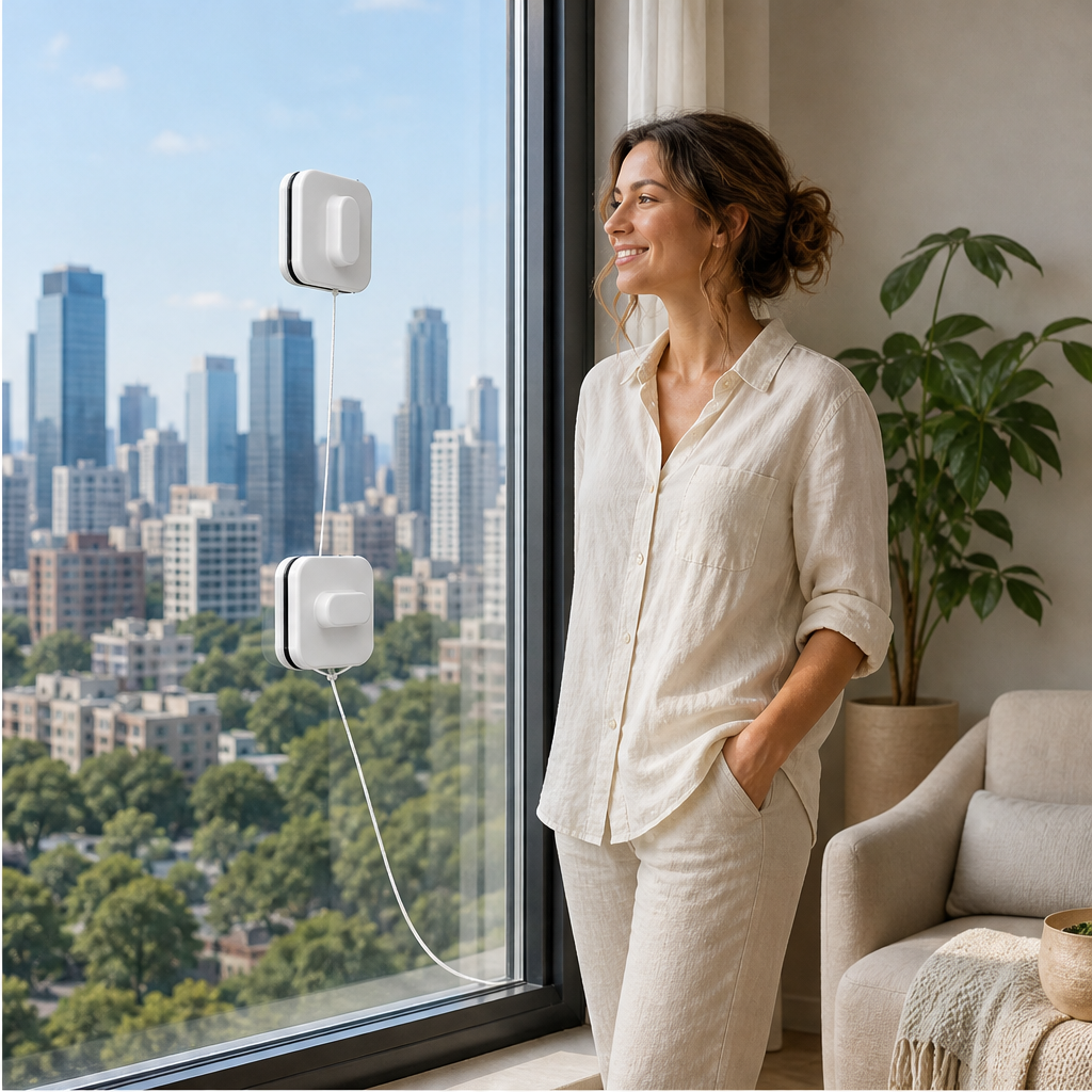Magnetic Window Cleaner lifestyle