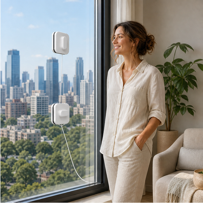Magnetic Window Cleaner lifestyle