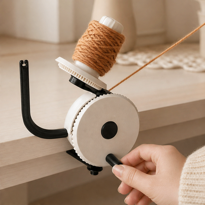 Manual Yarn Winder with Table Clamp lifestyle