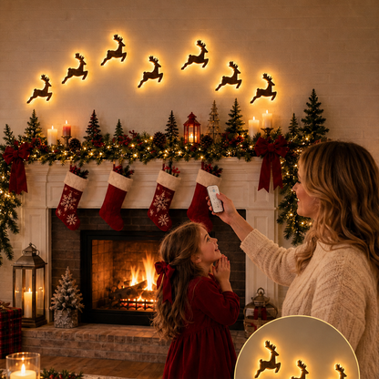 LED Reindeer Wall Decoration lifestyle