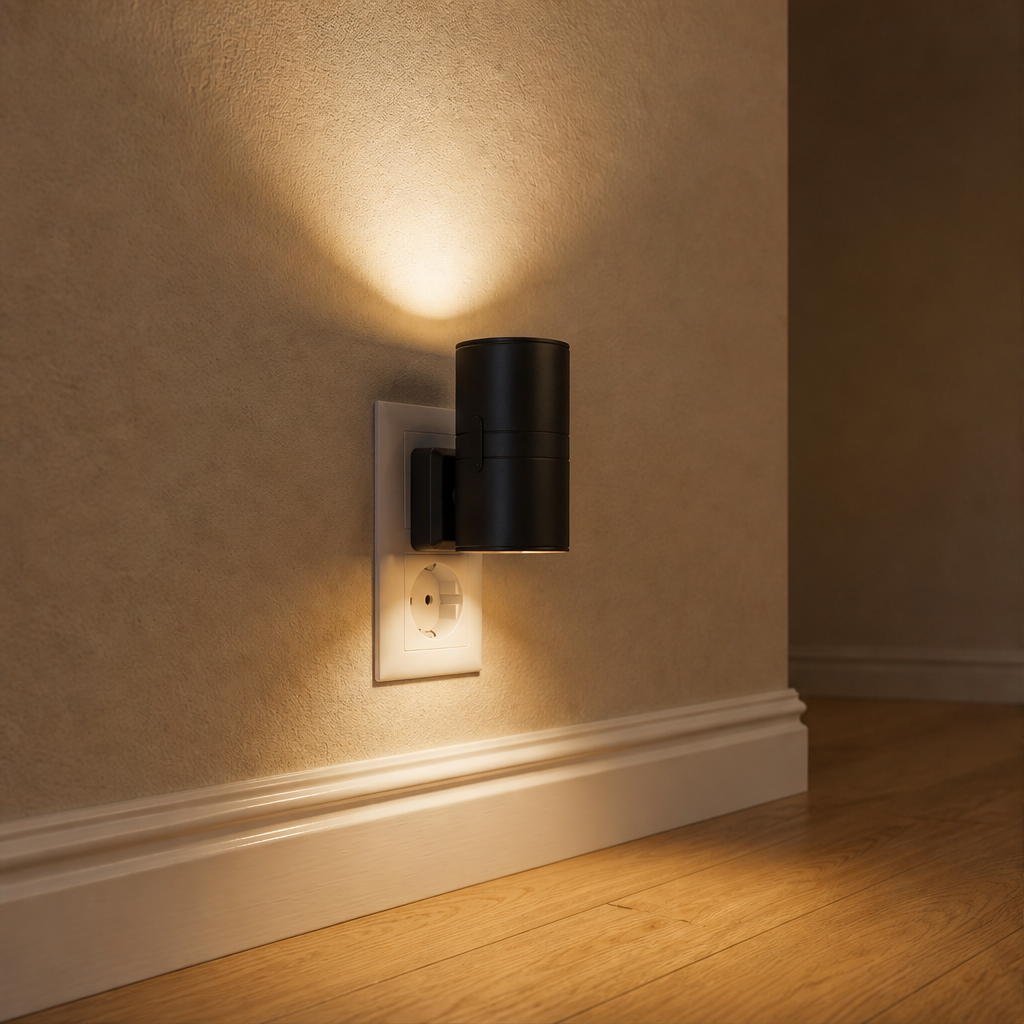 Plug-In Wall Light with Dusk-to-Dawn Sensor lifestyle