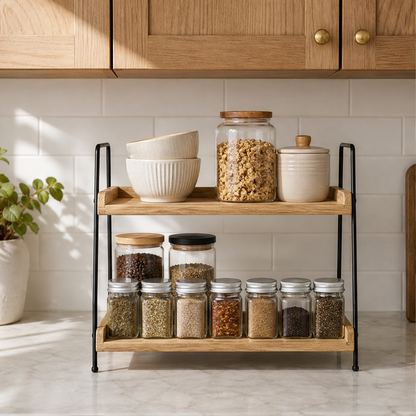2-Tier Countertop Organizer Shelf lifestyle