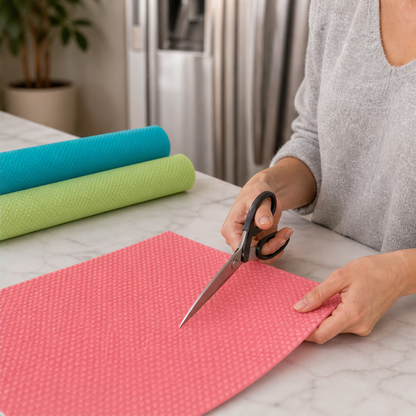 EVA Refrigerator Shelf Liner Mats, Set Cut-to-Fit lifestyle