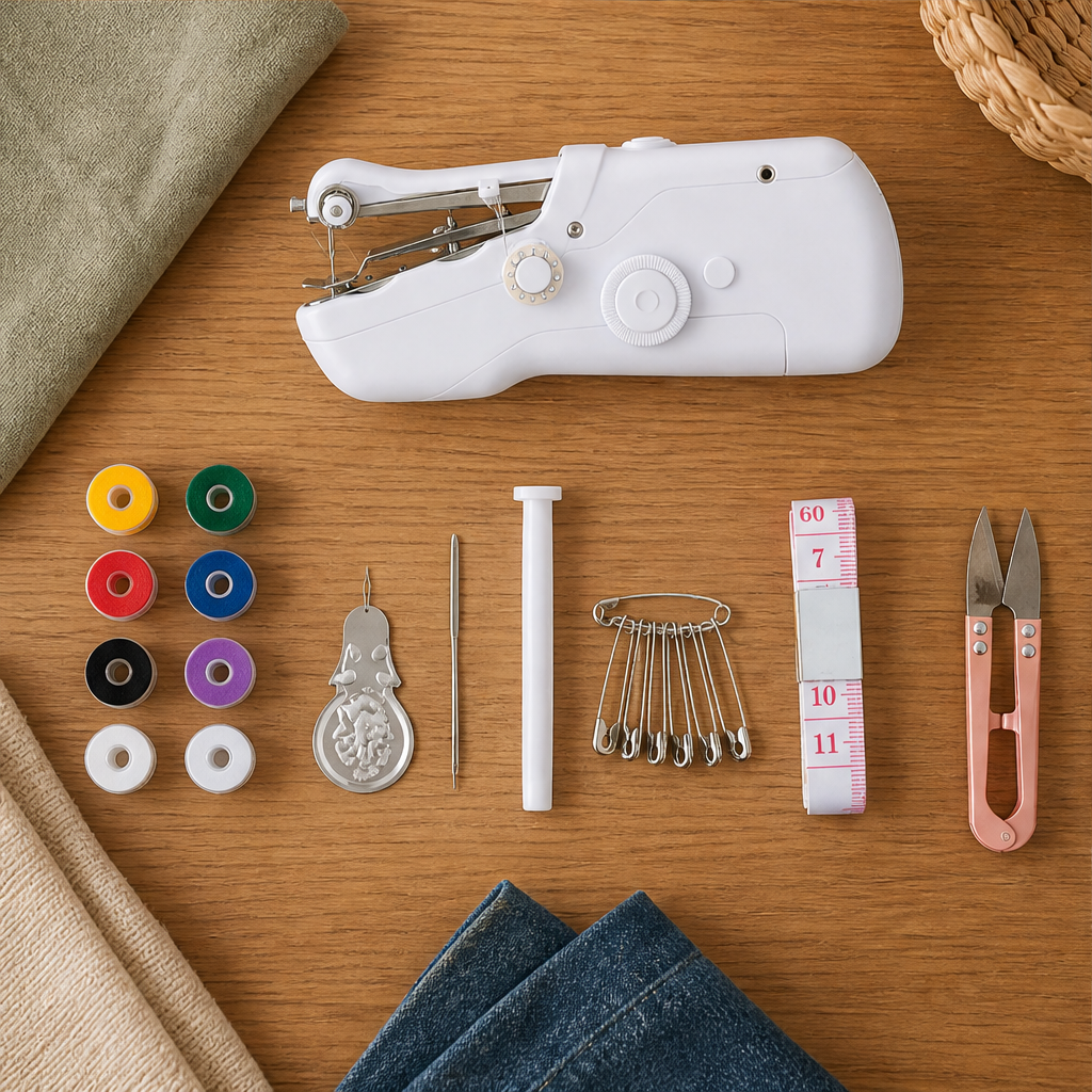 Mini Portable Electric Sewing Machine lifestyle