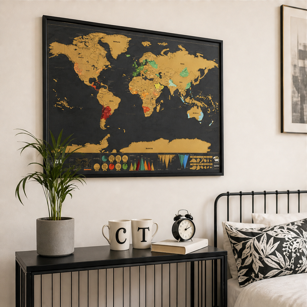 Scratch Off World Map lifestyle