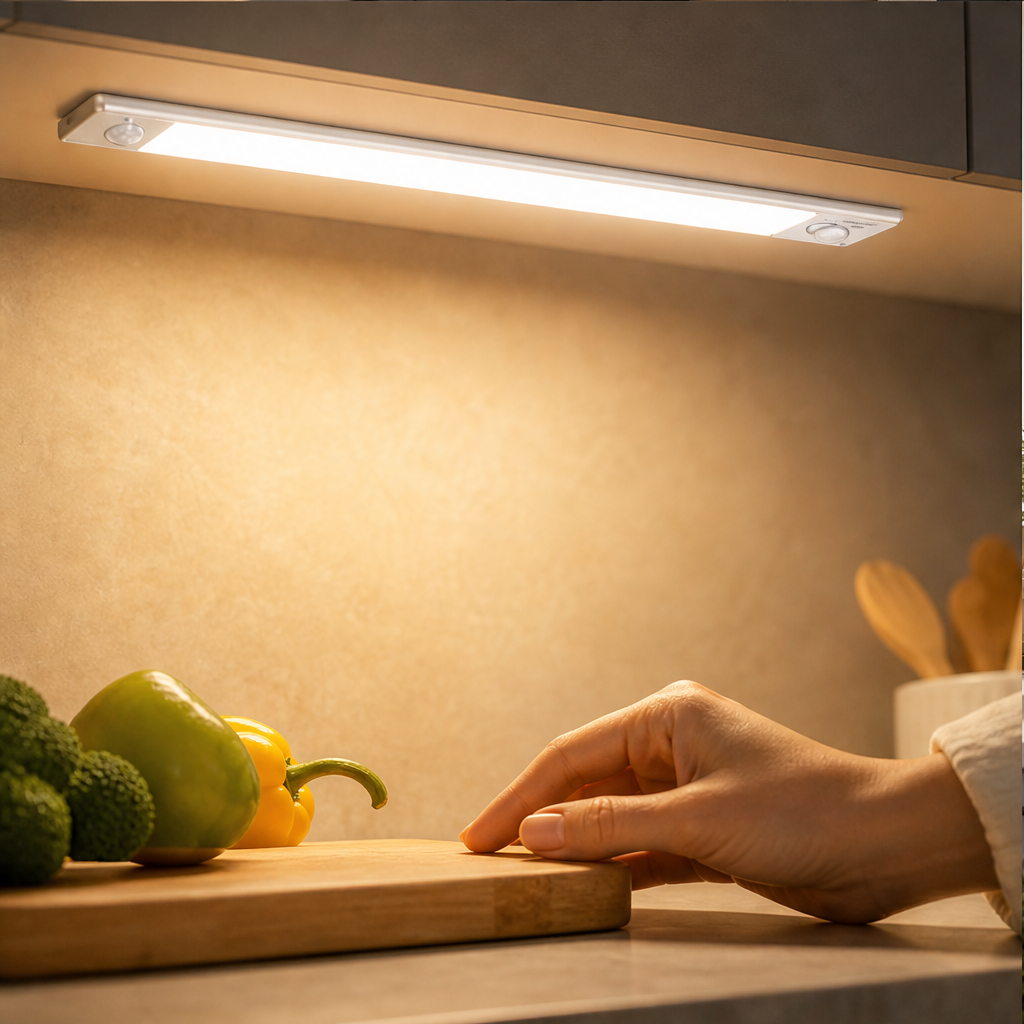 Rechargeable Motion Sensor Under Cabinet Light lifestyle