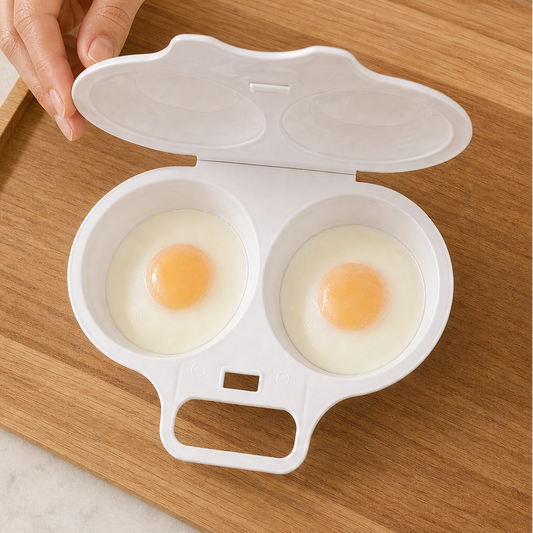 Poachly – Dual-Cavity Microwave Egg Poacher lifestyle