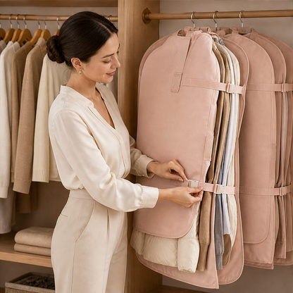 Dust-Proof Compression Clothing Cover for Wardrobes lifestyle