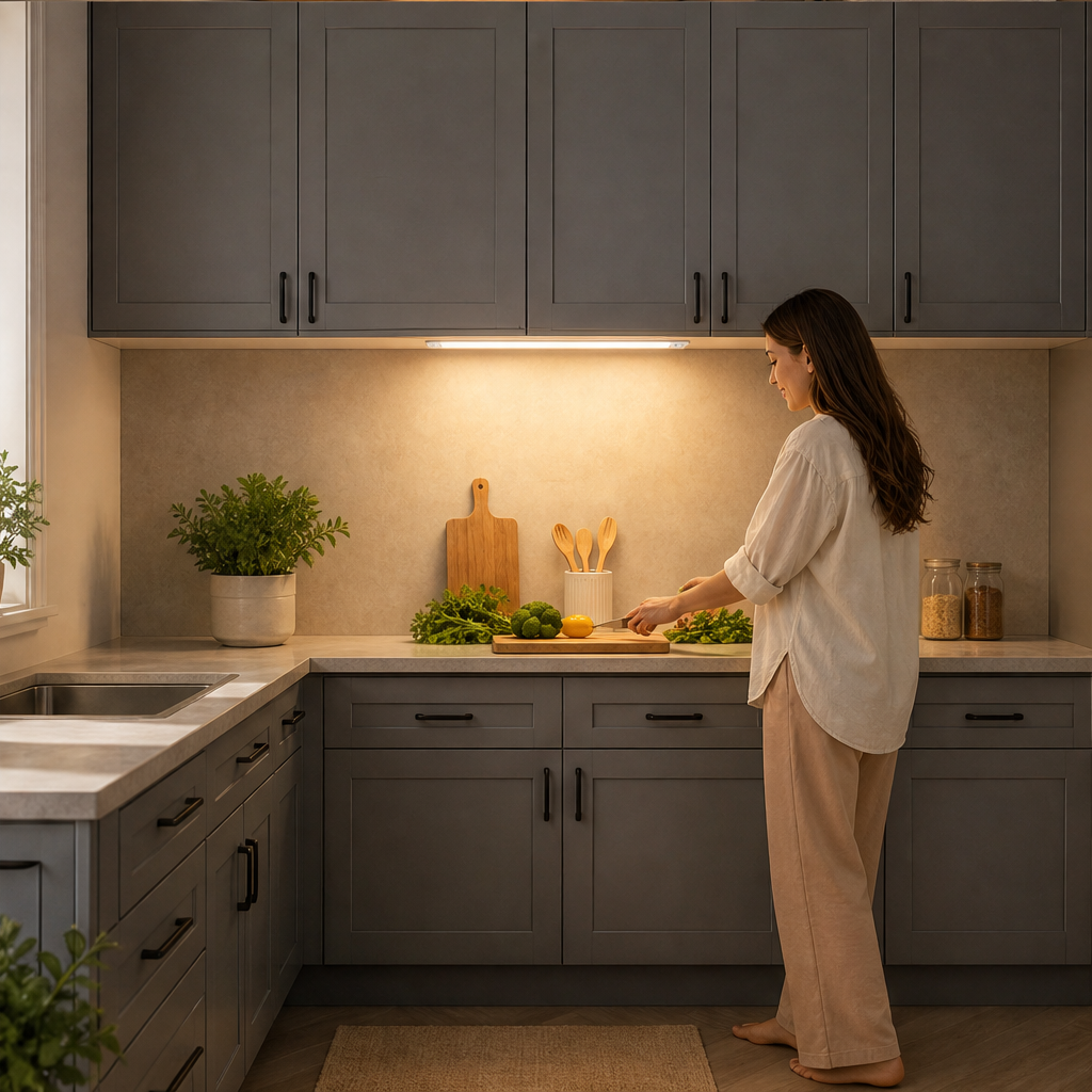 Rechargeable Motion Sensor Under Cabinet Light lifestyle
