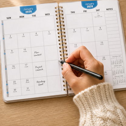 2026-2030 Five-Year Monthly Planner - Spiral-Bound Long-Term Organizer lifestyle