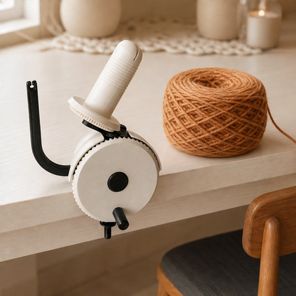 Manual Yarn Winder with Table Clamp lifestyle