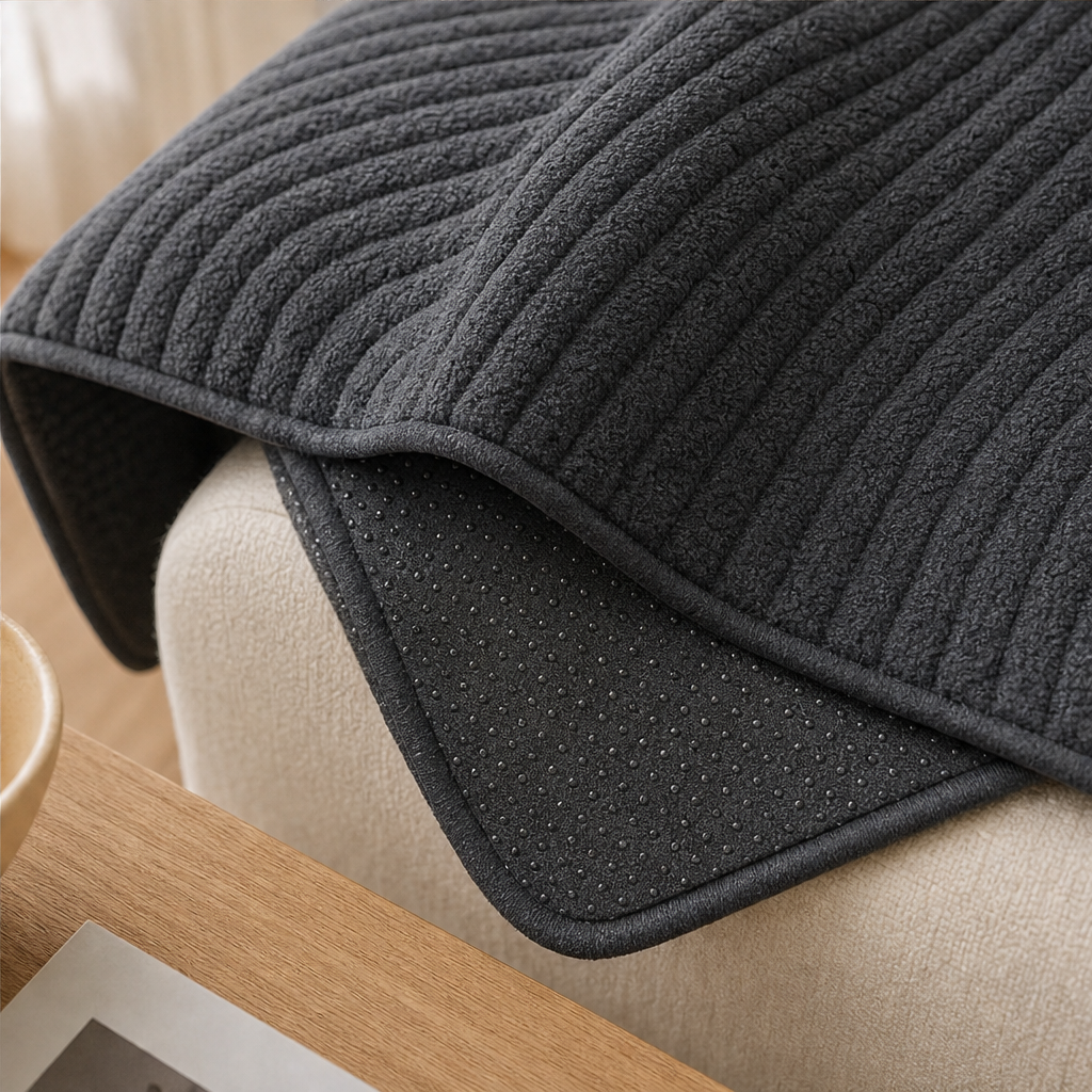 Anti-Slip Quilted Sofa Cushion Cover lifestyle