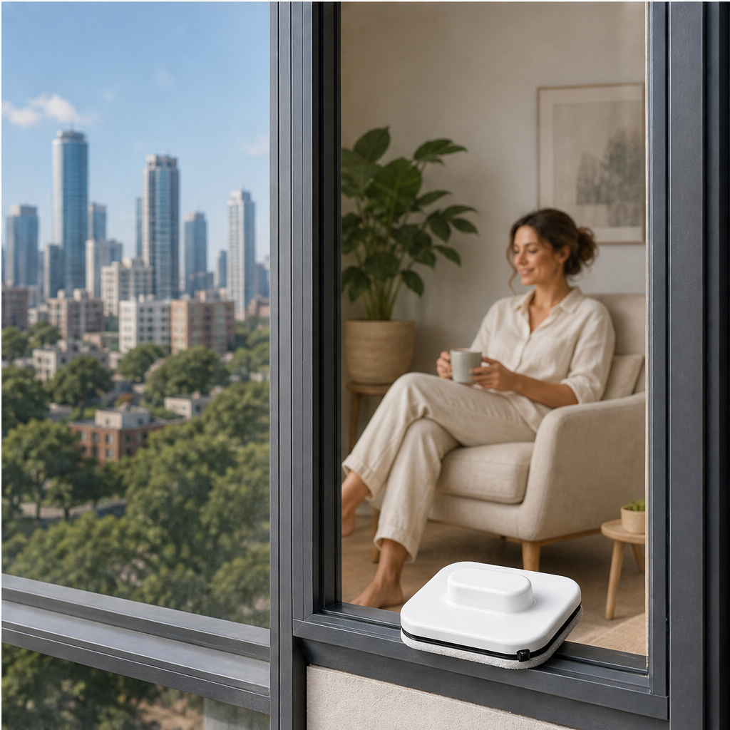 Magnetic Window Cleaner lifestyle