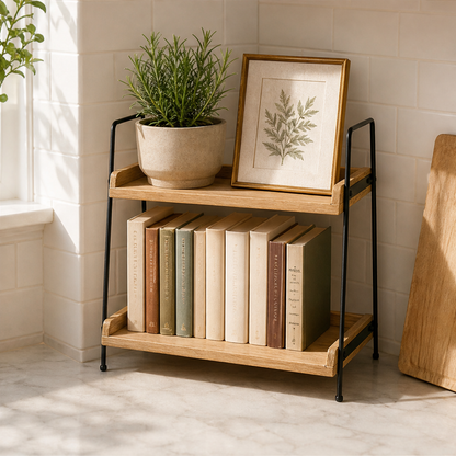 2-Tier Countertop Organizer Shelf lifestyle