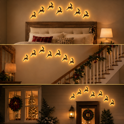 LED Reindeer Wall Decoration lifestyle