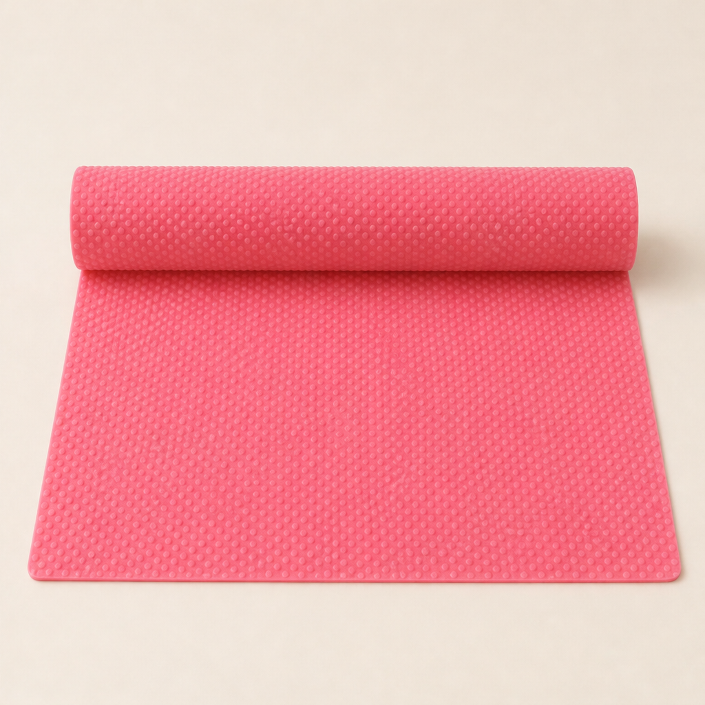 EVA Refrigerator Shelf Liner Mats, Set Cut-to-Fit Pink