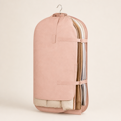 Dust-Proof Compression Clothing Cover for Wardrobes Pink