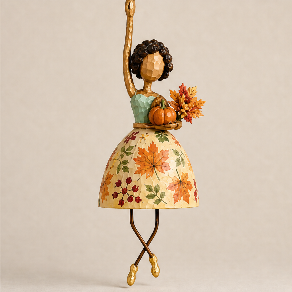 Dancing Lady Hanging Bell Decoration Autumn