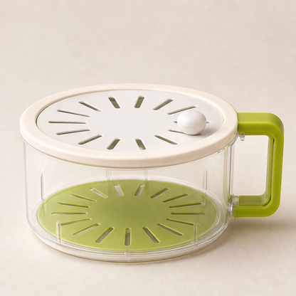 Fresh Produce Preservation Refrigerator Organiser Green