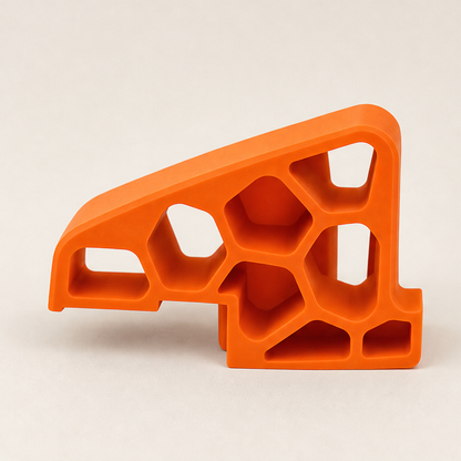 Sliding Door Track Stopper Orange