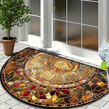 Petralux - Half-Round Absorbent Doormat