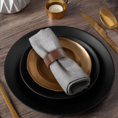 Servera - Wooden Napkin Rings, Set of 12