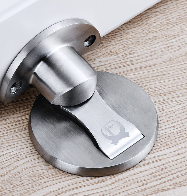 Magnora - Magnetic Door Stop, Stainless Steel