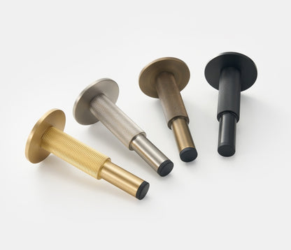 Knurlia - Solid Brass Knurled Door Stop