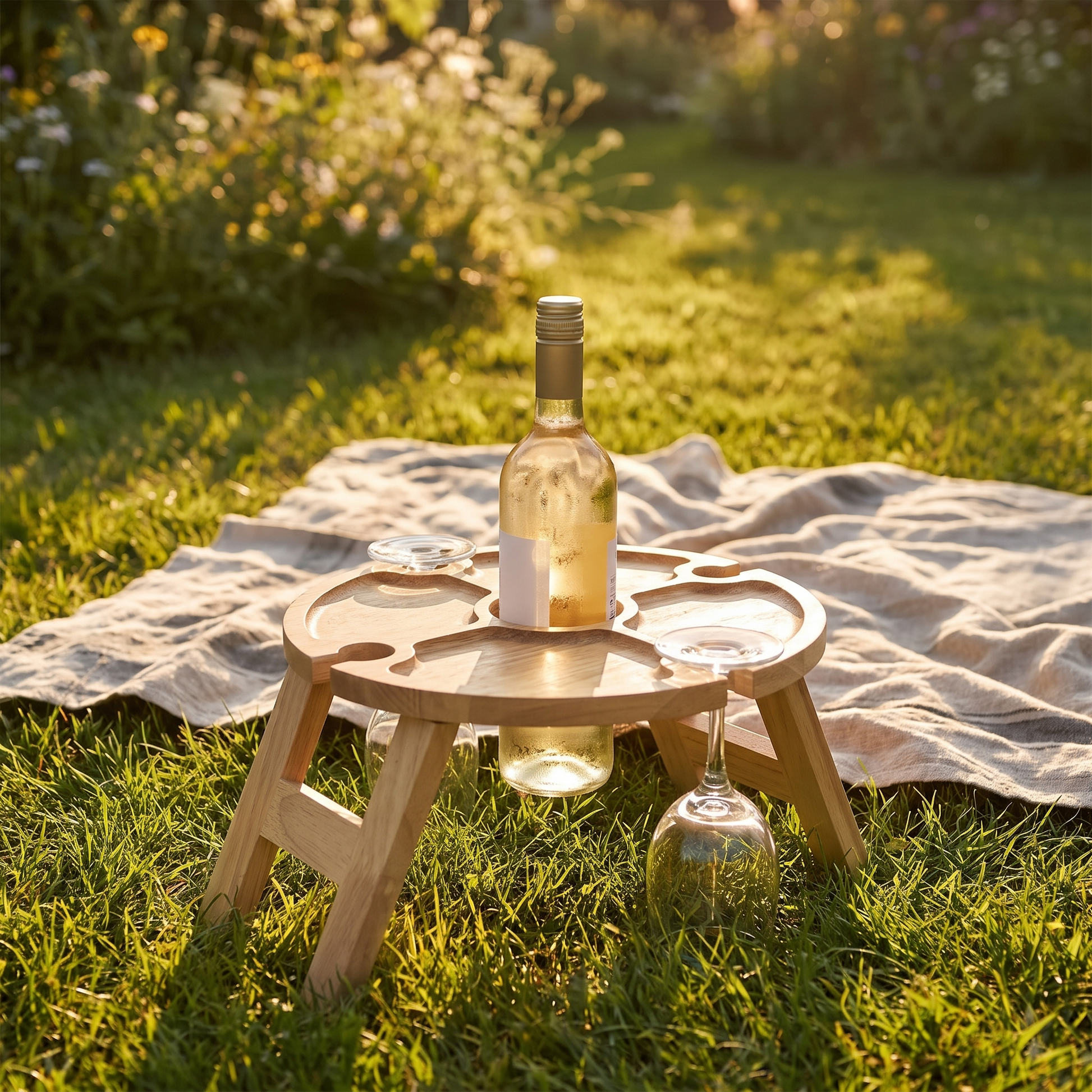 Vinetta - Folding Wooden Wine Table